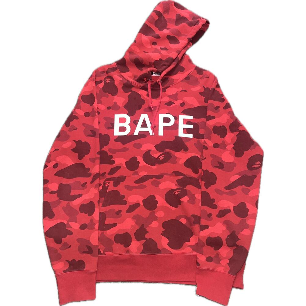 BAPE Red Camo Hoodie
